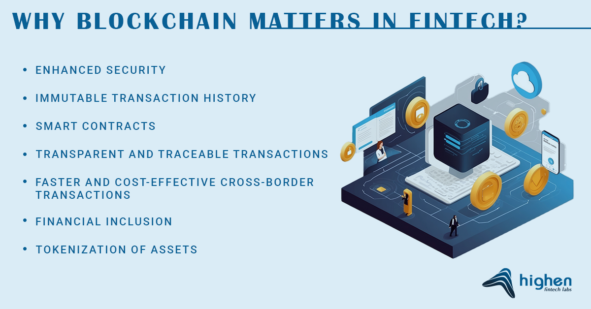 why blockchain in important for fintech and its development